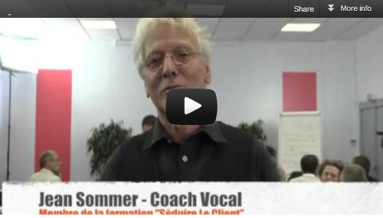 Jean Sommer, coach vocal, membre de Séduire Le Client